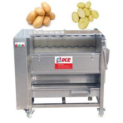 Factory Sale Vegetable Potato Brush Cleaning Polishing Or Peeling Machine