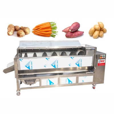 Potato Washing And Sweet Potato Peeling Machine Carrot Washer And Peeler Vegetable Processing Machine