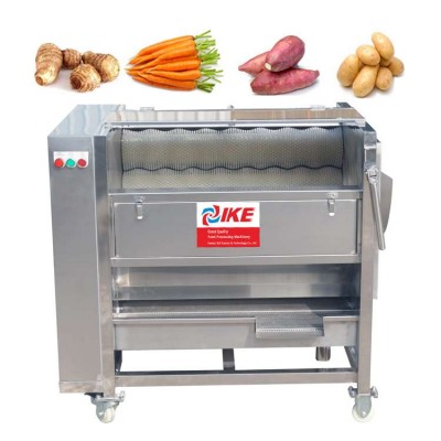 Factory Provides Food Brush Cleaning Machinery for Potato Carrot Scrubbing and Polishing